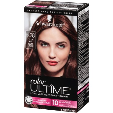 Schwarzkopf Color Ultime Hair Color Cream, 5.28 Cocoa Red (Packaging May Vary)