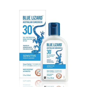 Blue Lizard Spf#30+ Sensitive Australian Sunscreen...