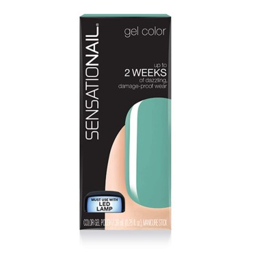 SENSATIONAIL Gel Nail Polish With Manicure Stick, 7.39 ml, Jade Treasure