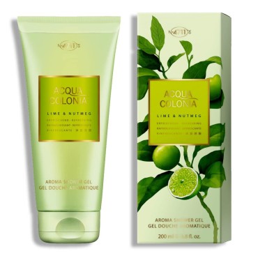 4711 Acqua Colonia Aroma Shower Gel, Lime And Nutm...