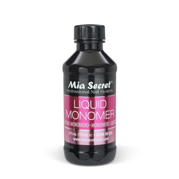 4 oz Mia Secret Liquid EMA Monomer - Professional Nail Liquid for Acrylic Powder
