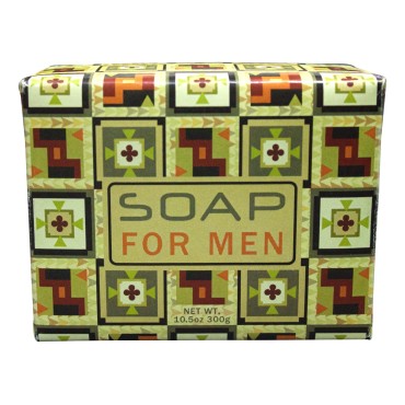 Greenwich Bay Soap Bar for Men, Shea Butter Moisturizing Bar, Men Natural Bath Soap (10.5 Oz - 1 Bar)