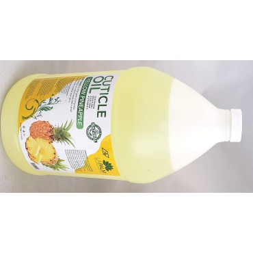 La Palm Spa Products Cuticle Oil - Pineapple Yellow - 1 Gallon - With Aloe Vera & Vitamin E