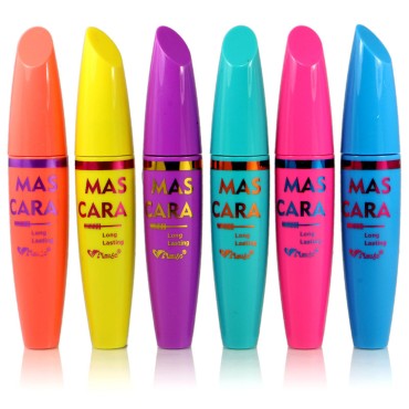 6pc Amuse Long Lasting Waterproof Black Mascara #FM056