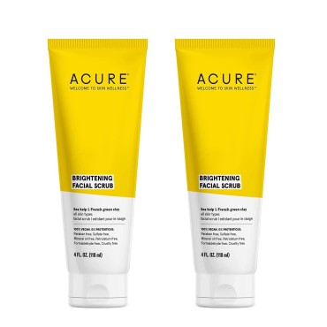 Acure Organics Brightening Facial Scrub, 4 fl. oz,...