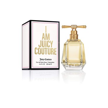 Juicy Couture, I am Juicy Eau De Parfum, Women's Perfume with Notes of Pomelo, Gardenia & Amber - Fruity & Sweet Perfume for Women, EDP Spray, 3.4 Fl Oz