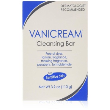 Vanicream Cleansing Bar, 3.9 Ounce (Pack of 6)