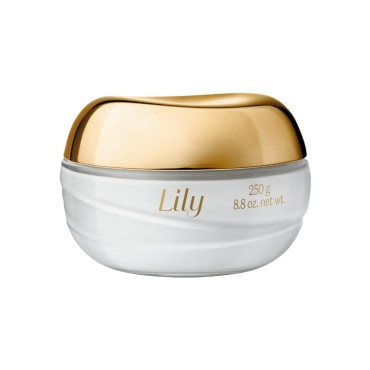 O BOTICARIO Lily Satin Hydrating Body Cream, 24 Hour Fragranced Body Butter for Dry Skin, 8.8 Ounce