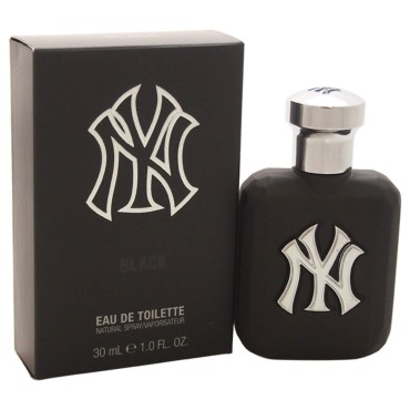 New York Yankees Pitch Black Cologne for Men, 1 Ounce