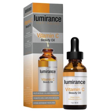 Lumirance Anti-Aging Vitamin C Beauty Oil for Face, Increase Collagen Production, Promote Even Complexion, Healthy Glow, Intense Antioxidant Protection for All Skin Types, 30ml/1 fl oz