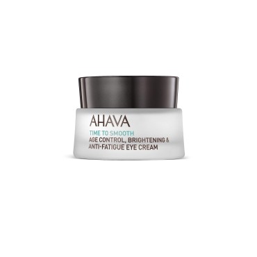 AHAVA Dead Sea Age Control Brightening Anti Fatigue Eye Cream, 0.51 Fl Oz