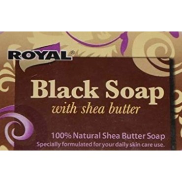 5 Bars of Royal Black Soap with Shea Butter (5)...