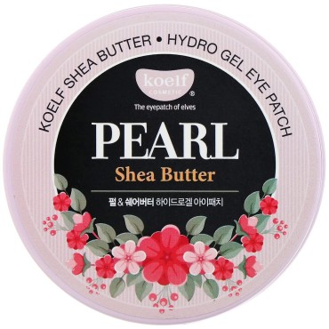 Pearl Shea Butter Hydrogel Eye Patch, 60 Patches, Koelf