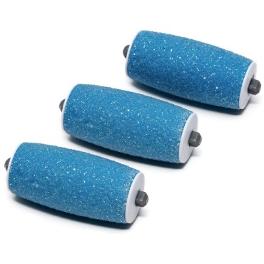 Own Harmony Refill Rollers Best Fit for Electric Callus Remover CR900 - Foot Care for Healthy Feet - Pedicure File Tools - Replacement 3 Pack (Regular Coarse, Blue)
