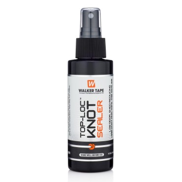 Walker's Top-Loc Knot Sealer - 4 Fl Oz (Pack of 1) Spray - Wig, Toupee, Lace Hairpiece, Hair System