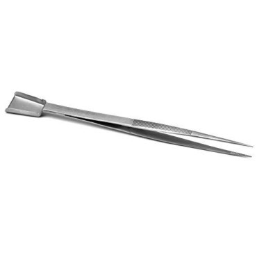 Diamond Tweezer with Scoop For Stones Bead Work Gemologist Tweezers Shovel End By JTS