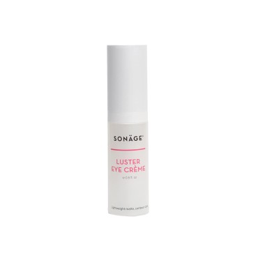 SONAGE Luster Eye Creme |Anti-Aging Eye Cream with Vegan Collagen and Squalene | Minimizes Appearance of Crow's Feet, Dark Circles, Puffiness, Under Eye Bags, and Wrinkles