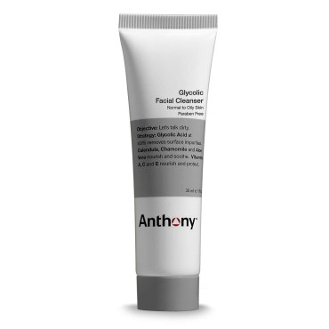 Anthony Glycolic Facial Cleanser for Men - Daily C...