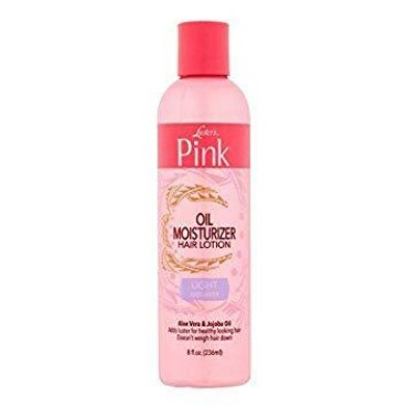 Luster's Pink Oil Moisturizer Hair Lotion Aloe Vera & Jojoba Oil 8 oz ( Pack of 3)