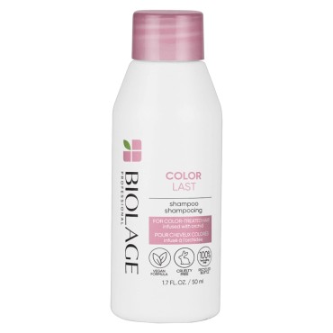 Biolage Color Last Shampoo | Helps Protect Hair & Maintain Vibrant Color | For Color-Treated Hair | Paraben & Silicone-Free | Vegan | Cruelty Free | Color Protecting | 1.7 Fl. Oz