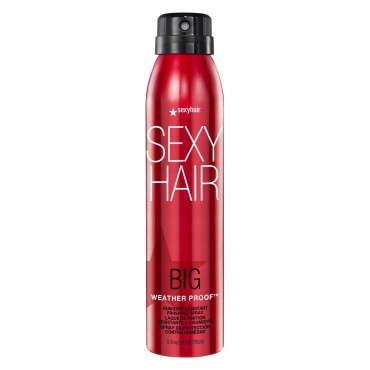SexyHair Big Weather Proof Humidity Resistant Finishing Spray, 5 Oz | Humidity Resistance | Helps Smooth Out Frizz | All Hair Types
