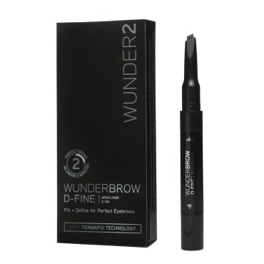 WUNDERBROW Eyebrow Makeup Blonde D-Fine Brow Pencil & Eyebrow Gel Multi-Use for Fuller Brows