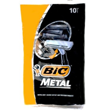 Bic Metal Disposable Men's Shaving Razors, 10-Coun...