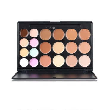 20 Colors Hydrating Cream Concealer Palette, Pure ...