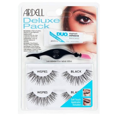 Ardell Deluxe Pack Wispies with Applicator, #68947...