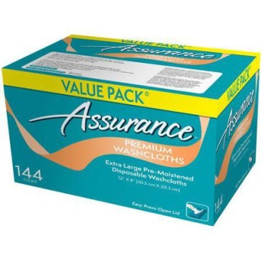 Assurance Premium Washcloths Value Pack 144 Count ...