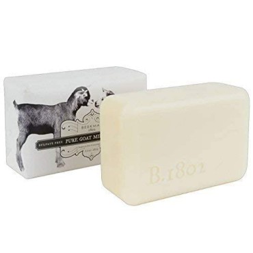 Beekman 1802 Goat Milk Body Soap Bar, Pure - Fragrance Free - 9 oz - Nourishes, Moisturizes & Hydrates - 100% Vegetable Soap with Lactic Acid - Good for Sensitive Skin - Cruelty Free