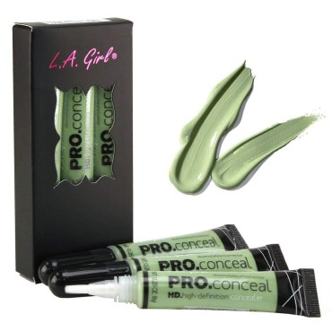 (CHOOSE YOUR COLOR) LA Girl HD Conceal High Definition Concealer 13 Color Choices (Green)