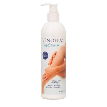 VenoFlash Leg Cream for Relax Tiered Legs - 3 Oz b...