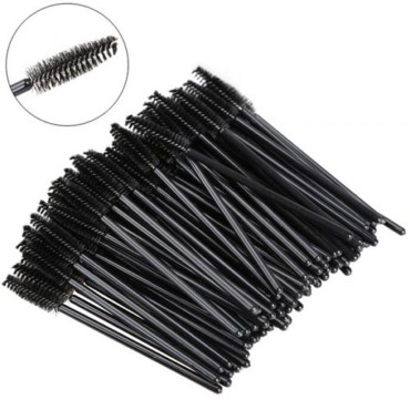 yueton Pack of 100 Disposable Eyelash Brushes Wand...