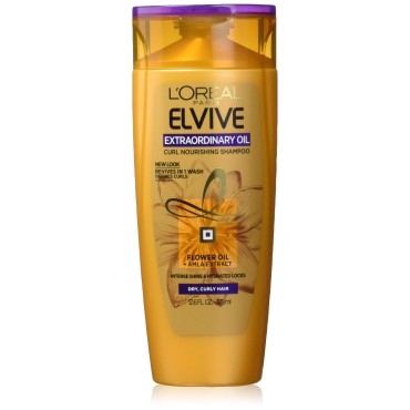 L'Oreal Paris Hair Care Advanced Extraordinary Oil Curls Shampoo, 12.6 Fluid Ounce