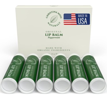 Peppermint Lip Balm - Lip Therapy, Lip Moisturizer...