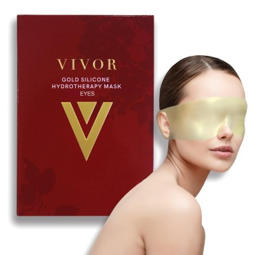 Vivor Gold Silicone Reusable Eye Mask - Luxurious ...