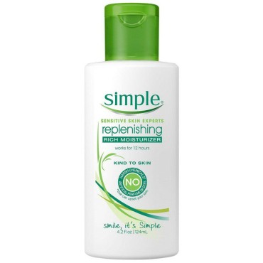 Simple Kind To Skin Replenishing Rich Moisturizer, 4.2oz, Pack of 2