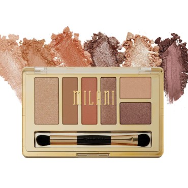 Milani Everyday Eyes Eyeshadow Palette - Earthy Elements (0.21 Ounce) 6 Cruelty-Free Matte or Metallic Eyeshadow Colors to Contour & Highlight