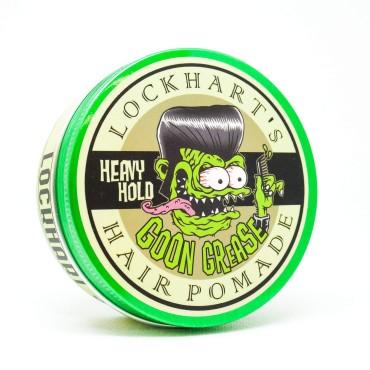 Lockhart's Limited Edition Lemon Goon Grease Heavy Hold Pomade, High Shine, 4 oz
