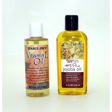 Natural Skin Care Oils - Jojoba Oil and Vitamin E Oil
