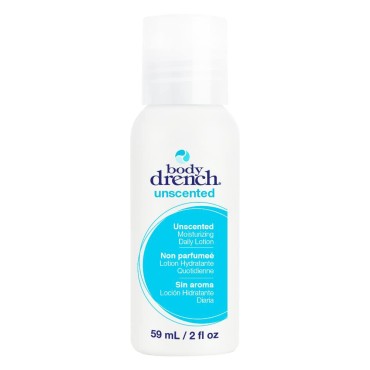 Body Drench Unscented Moisturizing Lotion, 2 Fluid...