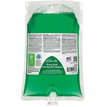 Betco Clario Green Earth Foaming Skin Cleanser 78129-00 6-1000 mL Bag