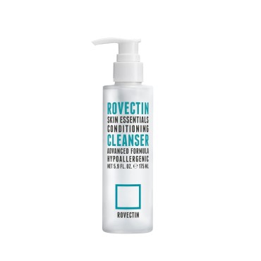 ROVECTIN Aqua Gentle Cleansing Gel (Conditioning Cleanser) - pH Balanced Hypoallergenic Face Wash For Dry, Oily, Normal Sensitive Skin | Hydrating, No Stripping, Gel Type (5.9 fl. oz)