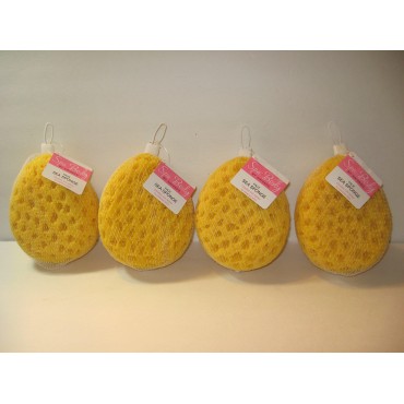 4 Pack Swissco Bath Body Faux Sea Sponge, Creates ...