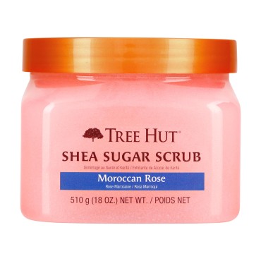 Tree Hut Shea Sugar Scrub Moroccan Rose, 18oz, Ult...