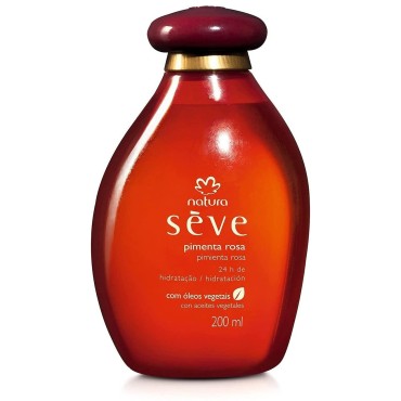 Linha Seve Natura - Oleo Corporal Pimenta Rosa 200 Ml - (Natura Seve Collection - Pink Pepper And Ginger Dry Touch Body Oil 6.76 Fl Oz)