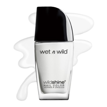 wet n wild Wild Shine Nail Polish, French White Crème, Nail Color