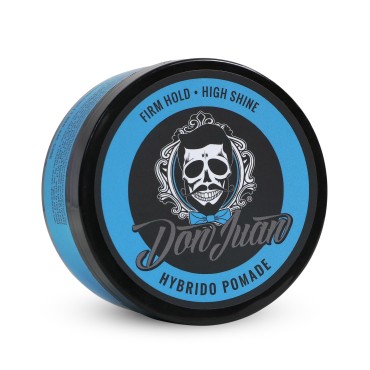 Don Juan Hybrido Pomade | Water Based | Strong Hold | High Shine | Natural Plant Extracts and Ocean Minerals | Summer Sea Breeze Scent, 4 oz.