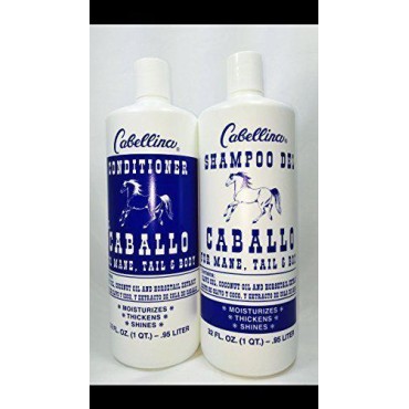 Caballo For Mane, Tale & Body Shampoo & Condioner Set. by Cabellina